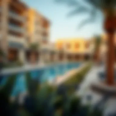 Elegant community amenities and leisure spaces in Al Barari