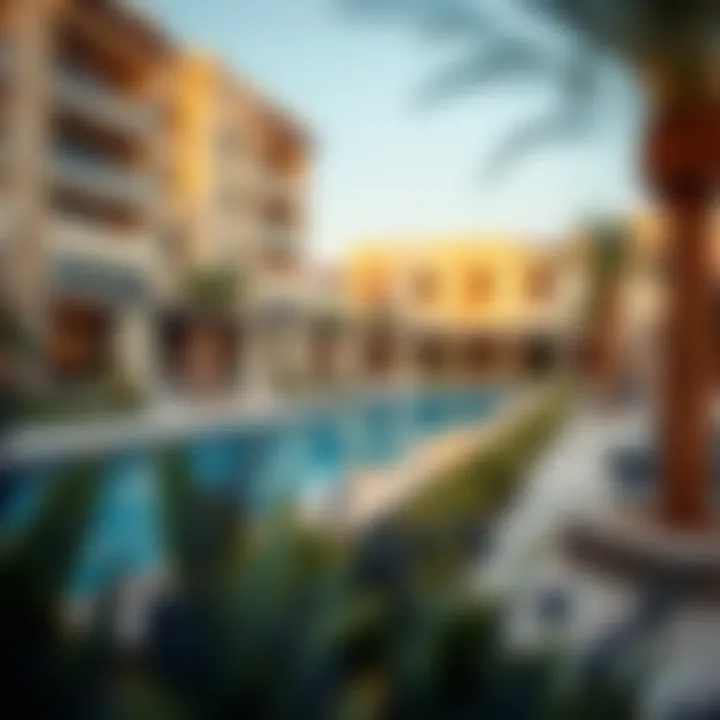 Elegant community amenities and leisure spaces in Al Barari