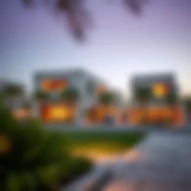 Modern architectural designs of residential homes in Al Barari