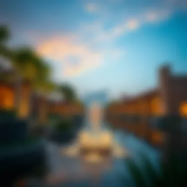 Stunning water features and landscaping in Al Barari