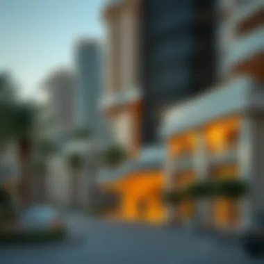 Surrounding neighborhood showcasing the integration of Al Garhoud Star Building