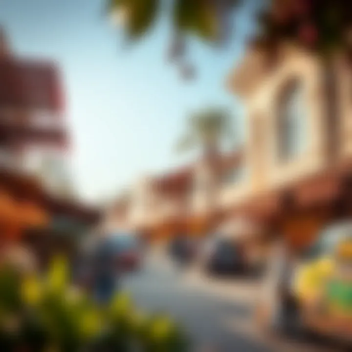 A vibrant marketplace highlighting local culture and lifestyle in Al Mamourah