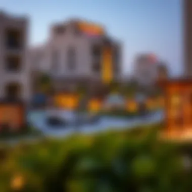 Community Amenities in Al Mamsha Alef Community amenities in Al Mamsha Alef, including parks, retail, and recreational areas.