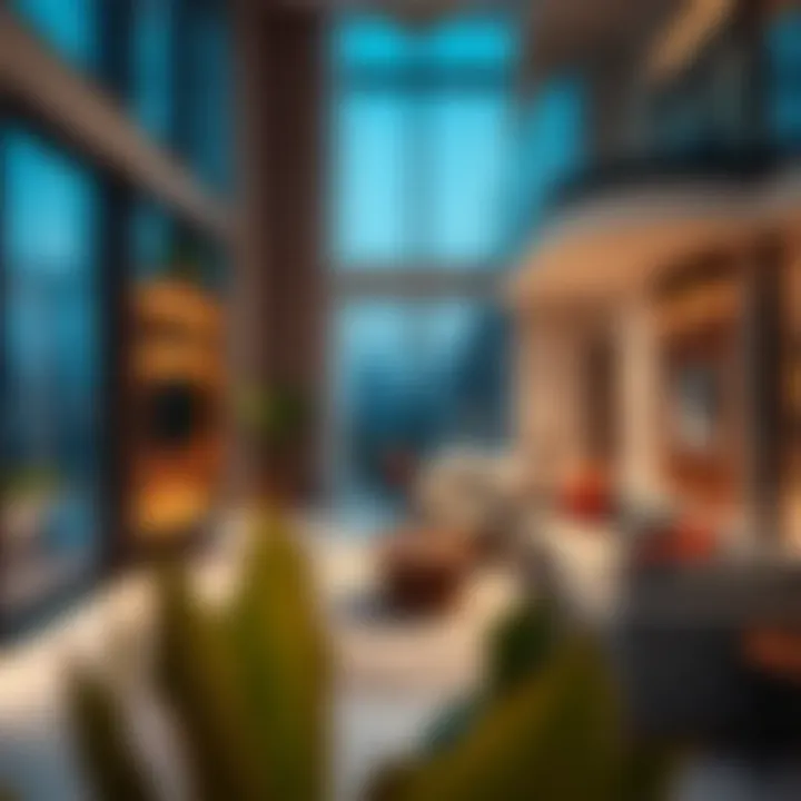 Contemporary Interior Design in Al Mamsha Alef Interior design elements reflecting sustainability and contemporary style in Al Mamsha Alef.