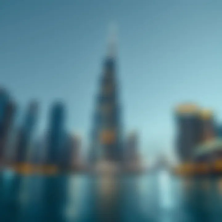 Al Zarooni Building in Dubai's Skyline Al Zarooni Building within Dubai's skyline