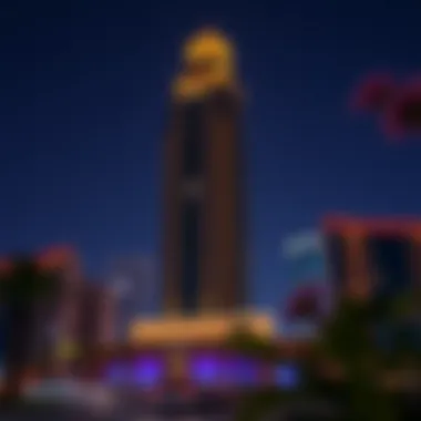 Night View of Al Zarooni Building Night view showcasing Al Zarooni Building's illumination