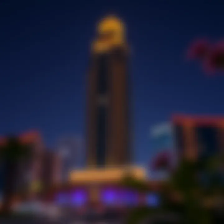 Night View of Al Zarooni Building Night view showcasing Al Zarooni Building's illumination