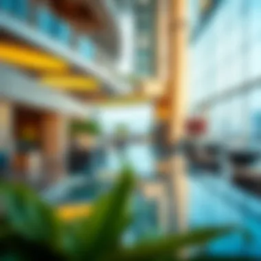 Luxurious Amenities at Binghatti Canal Tower Luxurious amenities of Binghatti Canal Tower displayed in a vibrant setting.