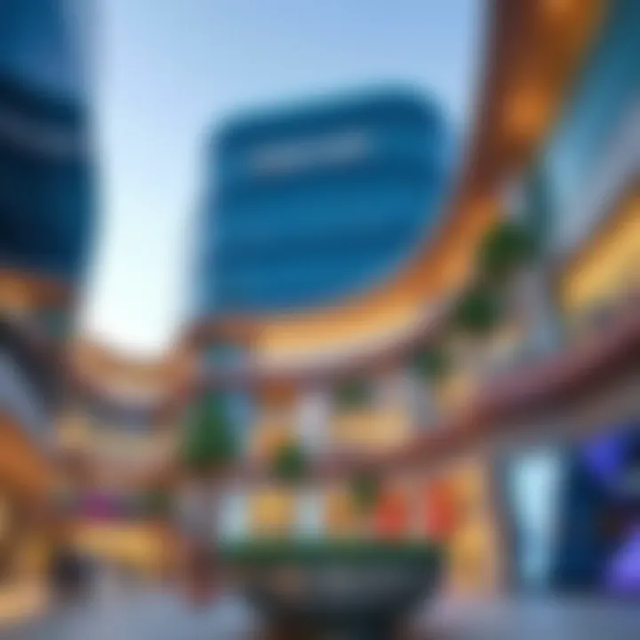 Architectural Marvel of Century Mall Stunning architectural design of Century Mall Dubai showcasing modern aesthetics