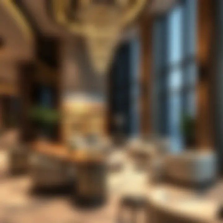 Luxury Interiors of Chic Tower Elegant interior design showcasing luxury amenities