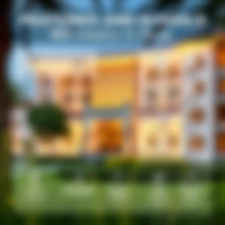 Infographic detailing the features and fees of IB schools in Dubai