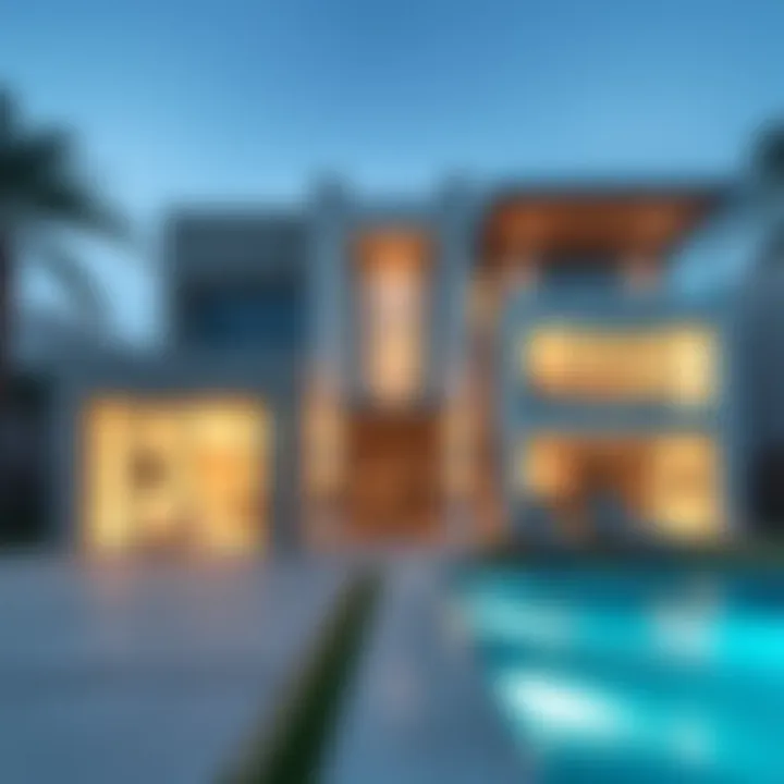 Architectural Brilliance of Contemporary Villas Stunning contemporary villa exterior showcasing modern architecture