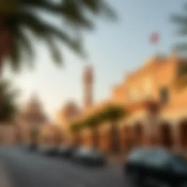 Cultural Landmarks of Fujairah and Dubai Cultural landmarks illustrating the contrast between Fujairah and Dubai