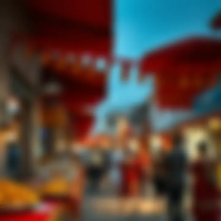 A vibrant cultural festival in غنتوت highlighting local traditions and heritage