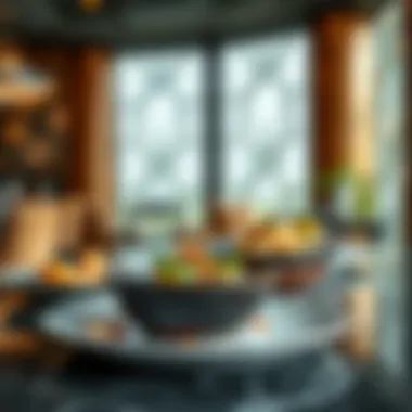 Culinary Artistry in Mirdif Artfully presented dishes from a local restaurant