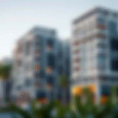 Modern residential buildings in District 10