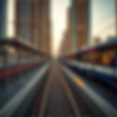 Visual representation of the impact of metro on real estate