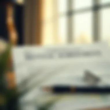 Key components of a rental agreement highlighted