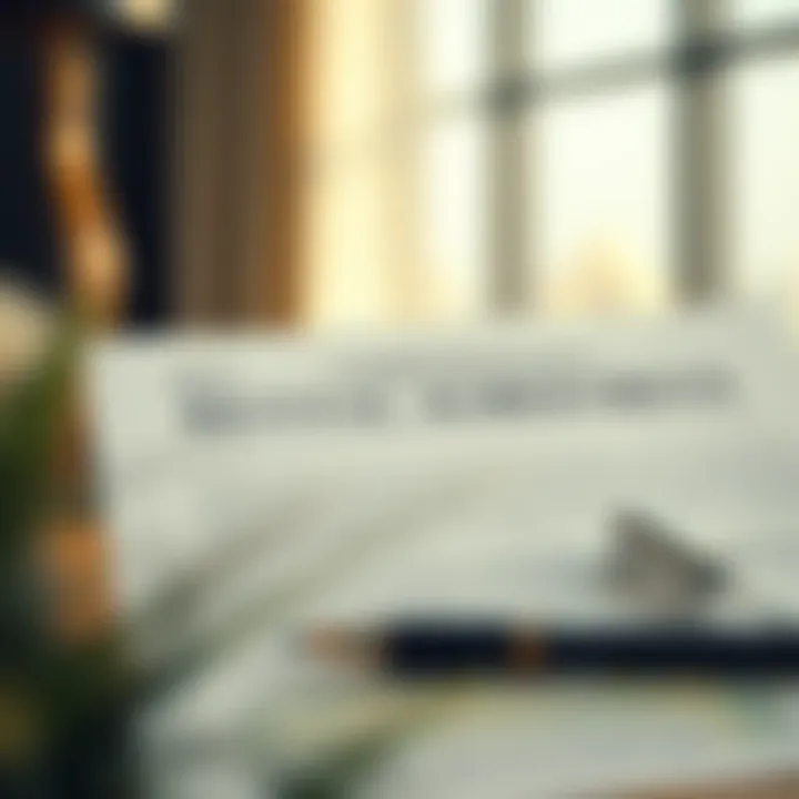 Key components of a rental agreement highlighted