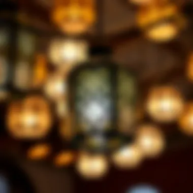 The Beauty of Traditional Eid Lanterns Intricate patterns of a traditional Eid lantern