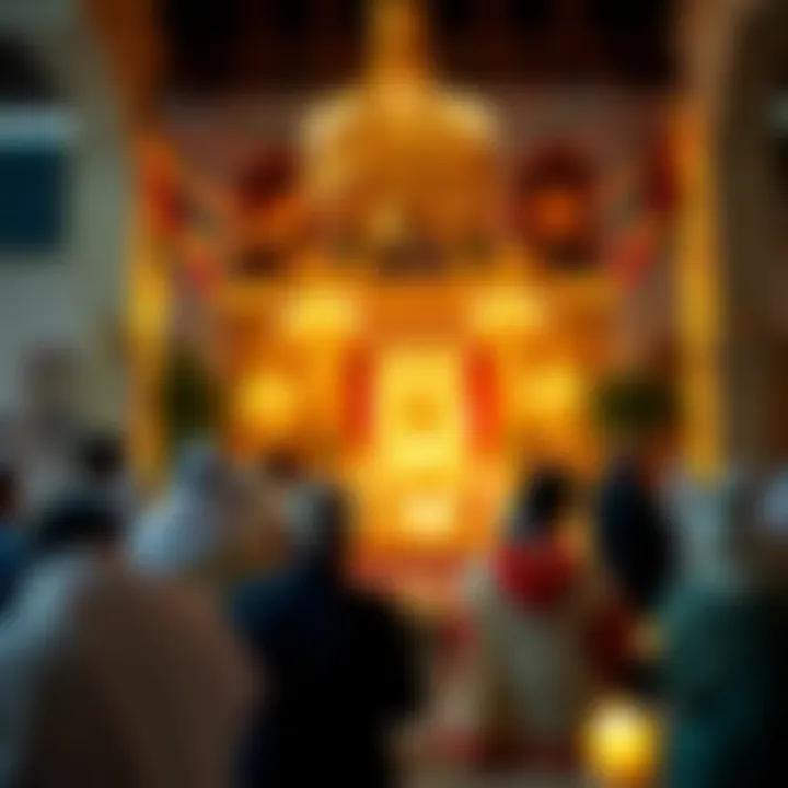 A Celebration of Joy and Togetherness Celebratory atmosphere with festive decorations