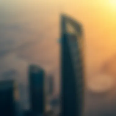 Emaar Building 2 - Aerial Perspective Aerial view highlighting Emaar Building 2's location in Dubai's skyline