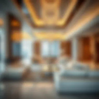 Luxury apartment interior reflecting contemporary design