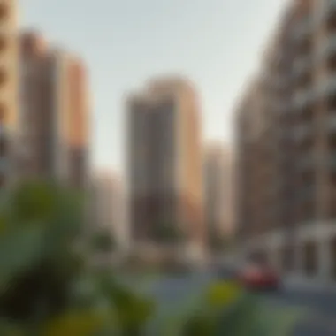 Modern residential buildings showcasing living options in Al Qusais