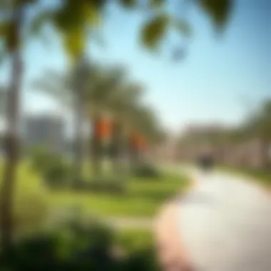 Active Pathways for Fitness Enthusiasts Walking and jogging pathways in Al Reem Park