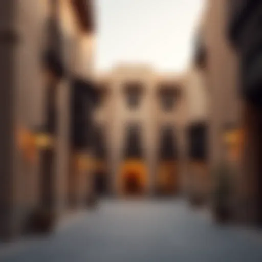 Architectural Marvels of Al Seef Heritage Area Traditional architecture showcasing Al Seef's unique design