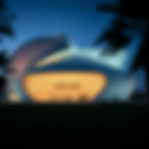 A stunning view of the Arte Museum's exterior showcasing its unique architecture.