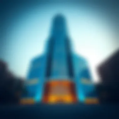 Architectural Marvel: The Blue Tower Stunning exterior view of the Blue Tower showcasing its unique architectural design.