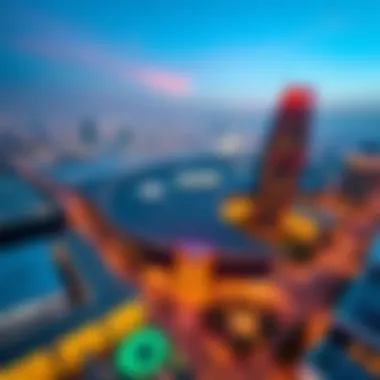 Aerial view of City Center Mirdif showcasing its architectural design