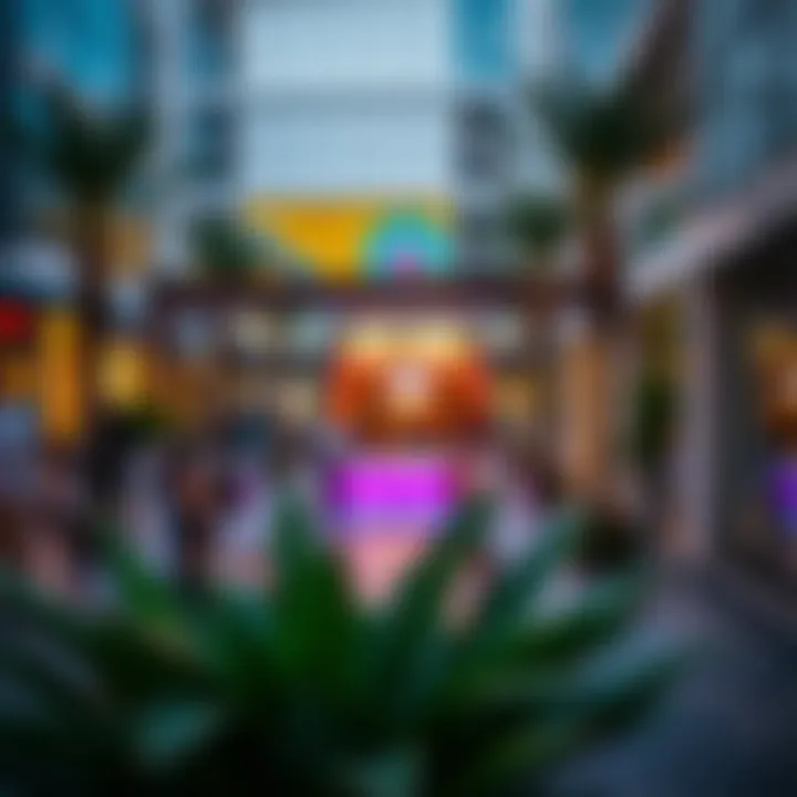 Vibrant outdoor spaces and entertainment options in City Center Mirdif