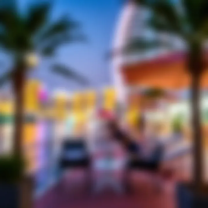 Visual representation of the vibrant lifestyle offered at Dubai Creek Harbour