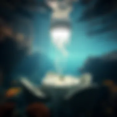 Vibrant Marine Environment Vibrant marine life surrounding an underwater dining venue