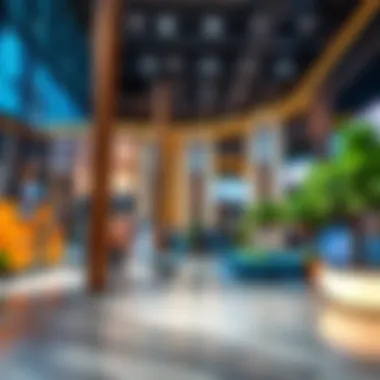 Vibrant commercial space designed by Emaar