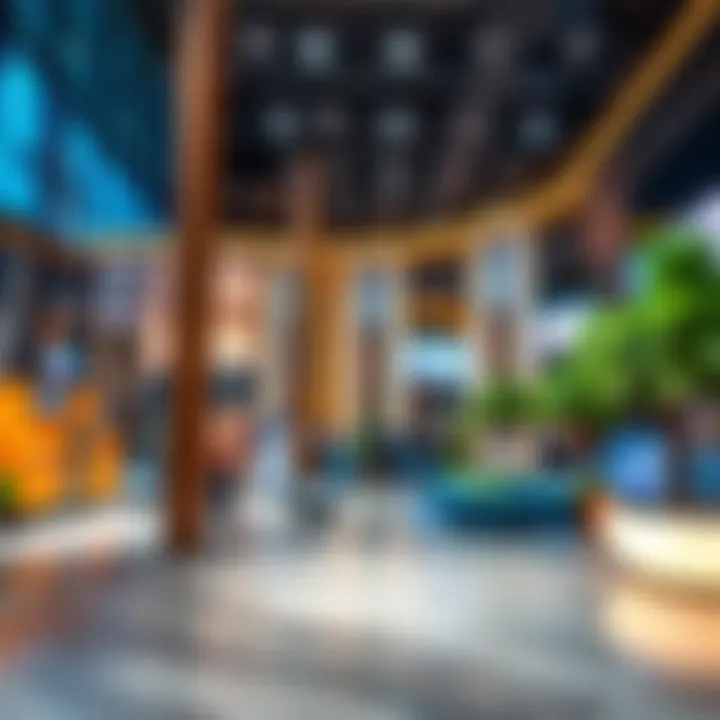Vibrant commercial space designed by Emaar