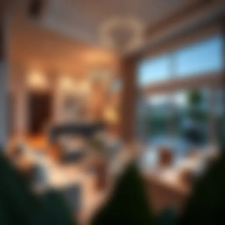 Elegant Interiors of Gardenia Townhomes Luxurious interior design of a Gardenia Townhome highlighting spacious living areas