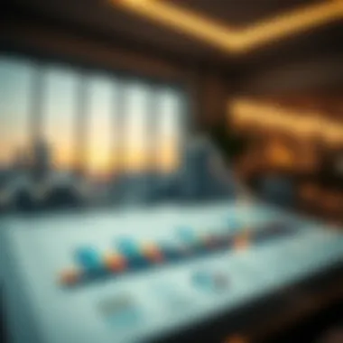 Market analysis chart displaying trends in Dubai real estate