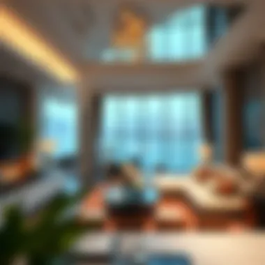 Elegant waterfront loft with panoramic views and sophisticated decor
