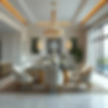 Elegant Dining Area Showcasing Opulent Design Elegant dining area showcasing opulent design