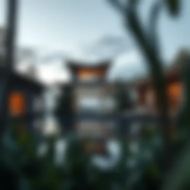 Architectural design integrating mangrove landscapes with modern living spaces