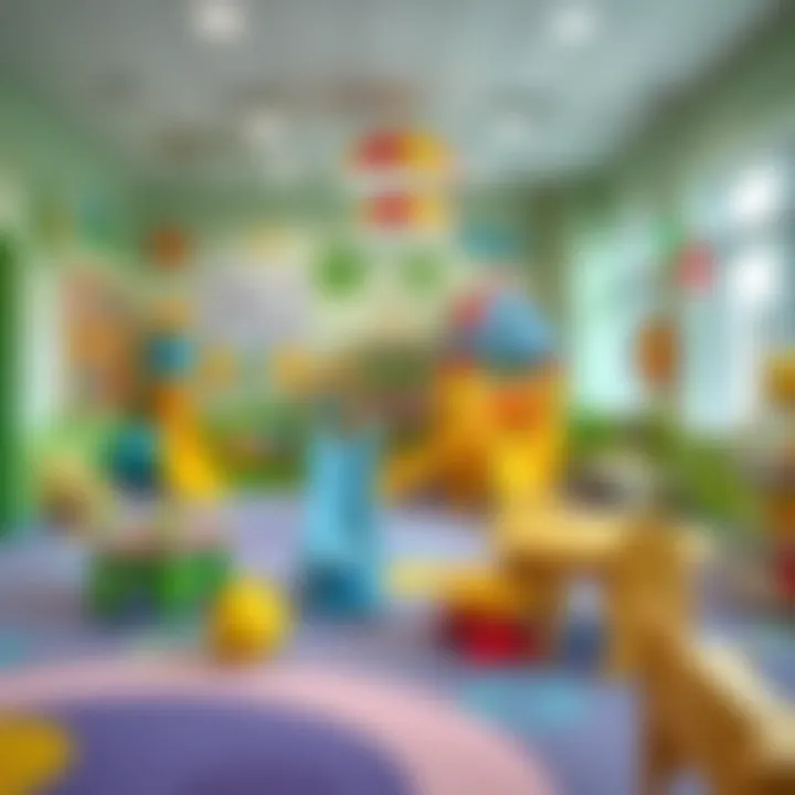 Play area in a nursery showcasing children’s activities