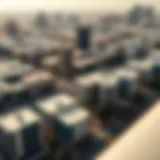 Aerial View of Karama's Office Landscape Aerial view of Karama showcasing office buildings and urban landscape