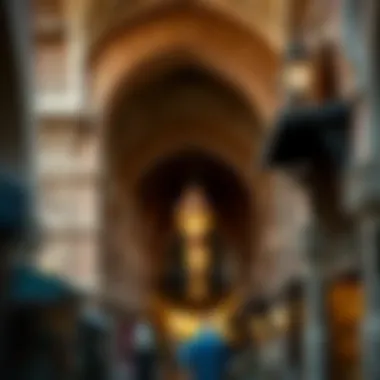 Traditional architectural features of Old Town Souk