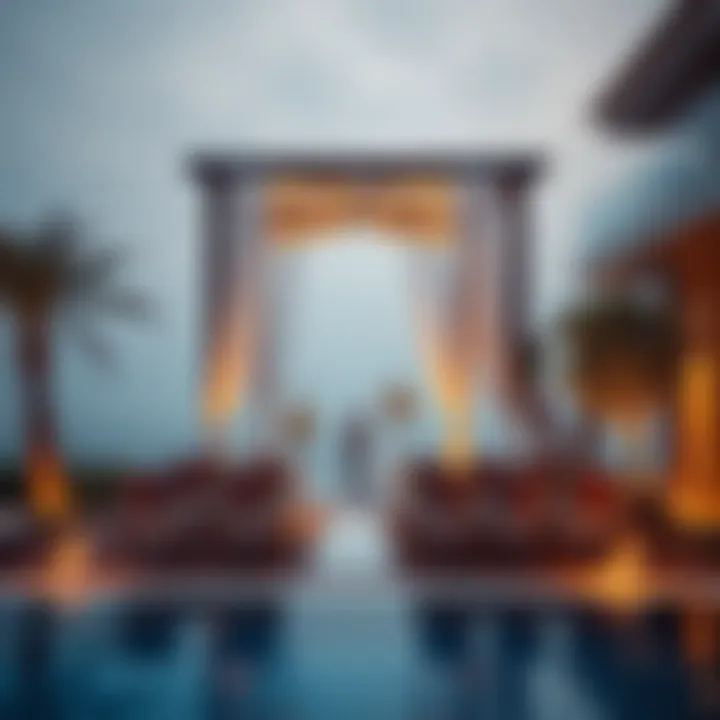 Luxurious Beachfront Wedding Location Luxurious beachfront location for a romantic wedding