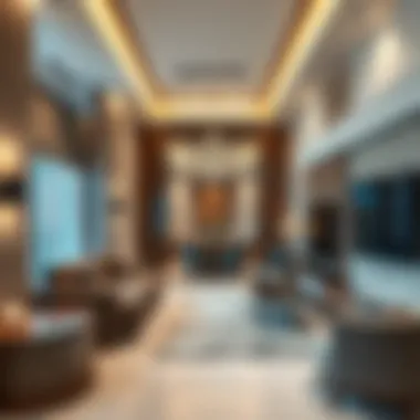 Stylish partitioned living space in Jumeirah 3