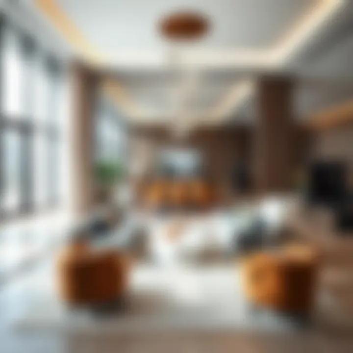 Modern interiors of a rented partition