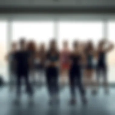 Diversity in Fitness Offerings Diverse group participating in a private fitness class